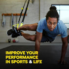TRX All In One Suspension Training System: Full Body Workouts for Home, Travel, and Outdoors | Includes Indoor & Outdoor Anchors, Workout Guide and Video Downloads