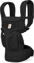 Ergobaby Omni Classic Baby Carrier for Newborn to Toddlers 0-48 Months (7-45 lbs) - 4-Position 100% Premium Cotton Baby Carrier with Ergonomic Support - Onyx Black