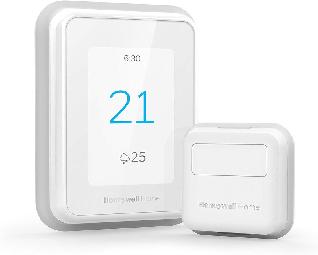 Honeywell Home T9 WiFi Smart Thermostat with 1 Smart Room Sensor, RCHT9610WF, Touchscreen Display, Alexa and Google Assist, C-Wire Required