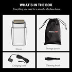 BaBylissPRO FoilFX Cord Cordless Metal Double Foil Shaver Silver
