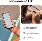 Google Fitbit Charge 6 Advanced Health and Fitness Tracker with Built-in GPS, Stress Management Tools, Sleep Tracking, 24/7 Heart Rate and more -- Silver/White