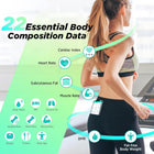 RunStar Smart Scale for Body Weight and Fat Percentage, High Accuracy Digital Bathroom Scale with Large Display for BMI Heart Rate 15 Body Composition Analyzer Sync with Fitness App 400lb