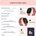 Google Fitbit Versa 4 - Fitness Smartwatch - Pink Sand / Copper Rose | Fitness Smartwatch with Daily Readiness, GPS, 24/7 Heart Rate, 40+ Exercise Modes, Sleep Tracking and More, One Size