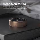 Amazfit Helio Smart Ring Health Tracker, Fitness Tracker Ring, No Subscription, Monitors Sleep, Heart Rate & Stress, Titanium Alloy, Fast 1.4-Hr Charging, Swim/Shower Water-Resistant (Size 8)