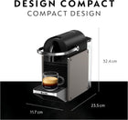 Nespresso Pixie Coffee and Espresso Machine by Breville - Titan