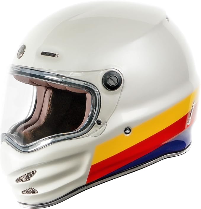TORC T9/ Pomona Fiberglass Full Face Retro Motorcycle Helmet DOT Approved