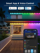 Govee Permanent Outdoor Lights Pro, 200ft with 120 RGBIC LED Lights for Daily and Accent Lighting, 75 Scene Modes for Outdoor Decor, IP67 Waterproof, Works with Alexa, Google Assistant, Matter, White