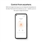 Google Nest Thermostat - Smart Thermostat for Home - Programmable WiFi Thermostat - Snow