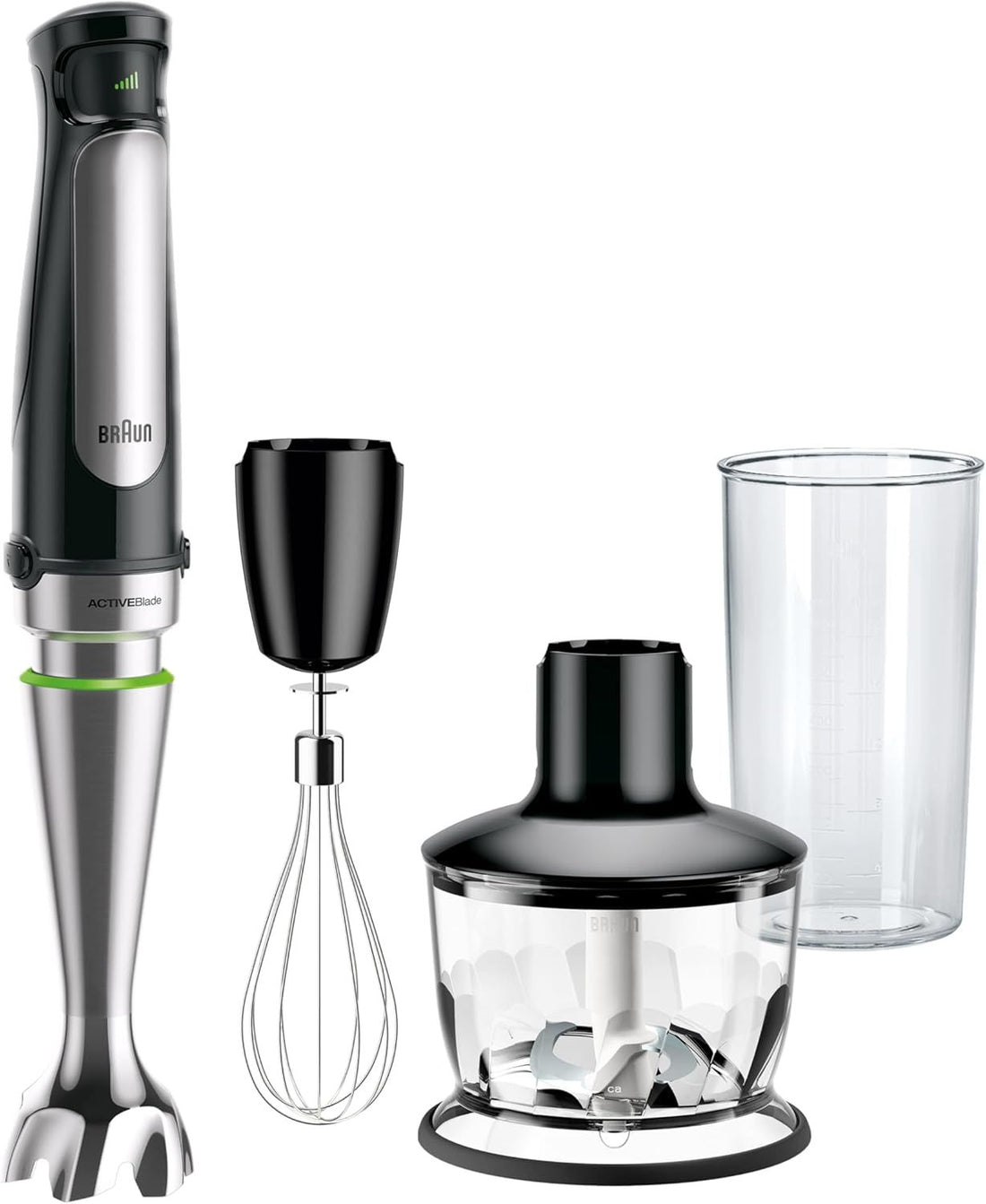 Braun MultiQuick 7 3-in-1 Hand Blender & Food Processor, 4 attachments