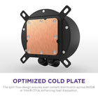 NZXT Kraken Elite 280 RGB 2024 - AIO CPU Liquid Cooler - 280mm Radiator - F280 RGB Core Fan - Customizable 2.72 IPS LCD - NZXT Turbine Pump - AMD® AM5, AM4 - Intel® LGA 1851/1700, 1200/115X - Black
