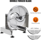 Commercial Vegetable Slicer Manual Potato Tomato Slicing Machine Onion Slicer Stainless Steel Vegetable Cutter Fruit Slicer for Potato Lemon Tomato Onion, 0.2-10 mm Thickness Adjustable
