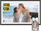 64GB Frameo 15.6 Digital Picture Frame Large 1920 x 1080 IPS FHD Touch Screen WiFi Electronic Photo Frames Share Moments Instantly Anywhere Photo Gifts for Parents and Grandparents