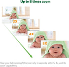LeapFrog LF925HD 1080p WiFi Remote Access 360 Degree Pan & Tilt Video Baby Monitor with 5” High Definition 720p Display, Night Light, Color Night Vision (White), One Size