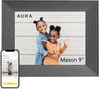 Aura Mason HD Smart Digital Picture Frame 9 Inch – Graphite