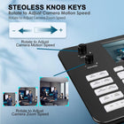 ADKIDO PTZ Controller,Camera Controller POE Network 4D Joystick Decoding Keyboard with 5 Inch LCD Screen Compatible with Dome IP Camera