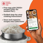 Instant Pot Duo 7-in-1 Electric Pressure Cooker, Slow Cooker, Rice Cooker, Steamer, Saute, Yogurt Maker, Warmer & Sterilizer, Includes Free App with over 1900 Recipes, Stainless Steel, 3 Quart