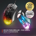 SteelSeries Aerox 5 - Holey RGB Gaming Mouse - Ultra-lightweight Water Resistant Design - 18K DPI TrueMove Air Optical Sensor