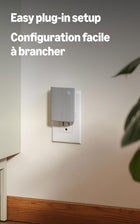 Ring Chime — Enhanced audio for real-time alerts you can hear from anywhere, easy plug-in setup, simple wifi & Bluetooth connectivity, sleek design, White