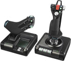 Logitech G X52 Professional HOTAS Flight Control System, Black, 37.08 x 26.67 x 23.88 cm