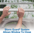 Air King 9155 Storm Guard Window Fan, 16-Inch,White