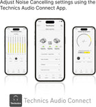 Technics EAHAZ100 Reference Class Hi-Fi True Wireless Earbuds with Dolby Atmos and Noise Cancelling, Silver