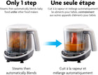Baby Brezza One Step Baby Food Maker Deluxe - Cooker and Blender in One to Steam and Puree Baby Food for Pouches - Make Organic Food for Infants and Toddlers - Set Includes 3 Pouches and 3 Funnels
