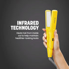 Drybar The Tress Press Straightening Iron 1\ - Ionic Technology for Smooth, Shiny Hair - Straighten or Wrap Around Barrel to Create Curls, Waves, or Sleek Styles