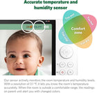 Leapfrog LF920HD Baby Monitor with Camera and Audio, 7\ Hd Display Baby Camera Monitor, Color Night Vision, 360 Pan-Tilt, Night Light, Temp & Humidity Sensor, Up to 1000ft, Secure Transmission