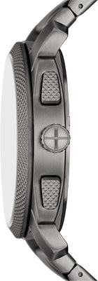 Fossil Men\'s Machine Chronograph Stainless Steel Watch, Silver/Black