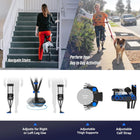 iWALK3.0 – The Original Hands Free Knee Crutch - Alternative to Crutches and Knee Scooters - iWALK Replaces Crutches for Adults - Peg Leg Crutch For Lower Leg Injuries - See All Qualifications for Use - Not for Elderly or Balance Impaired | MUST MEET ALL 