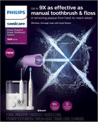 Philips Sonicare Power Flosser 7000 + ExpertClean System, Oral Irrigator, White HX3921/40 | 270% More Effective for Healthier Gums*, Quad-Stream Technology, 4 Flossing Modes, App Connected, HX3921/40