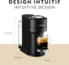 Nespresso Vertuo Next Premium Single Serve Coffee and Espresso Machine by Breville, Classic Black