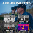 AGM Global Vision TaipanV2 15-384 Thermal Imaging Monocular 20mK, 12 Micron Heat Vision monocular, 384x288 (50 Hz) ir monocular for Hunting. Waterproof IP67 Thermal monocular 16GB Memory, Wi-Fi