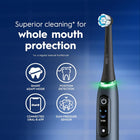 Oral-B iO7 Electric Toothbrush, for Clinically Proven Complete Protection, Black, iO Series 7 Limited with 1 Toothbrush, 2 Brush Heads, and 1 Charging Travel Case