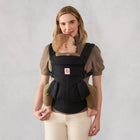 Ergobaby Omni Classic Baby Carrier for Newborn to Toddlers 0-48 Months (7-45 lbs) - 4-Position 100% Premium Cotton Baby Carrier with Ergonomic Support - Pure Black