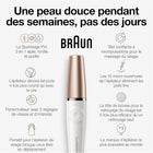 Braun 3-in-1 Facespa Pro Facial Epilator Series 911 with Cleansing Brush Head, Toning Head and Epilator Head