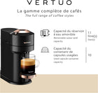 Nespresso Vertuo Next Pod Coffee & Espresso Machine Black with Milk Frother | By De\'Longhi. Centrifusion technology, full range from espresso to sharable Carafe, up to 7 cup sizes. Milk Frother incl.