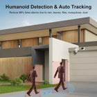 Outdoor Security Camera Wired 360, WiFi Camera Surveillance Exterieur for Home Security, Color Night Vision, 2-Way Audio,Pan Tilt Motion Detection Tracking,Waterproof IP Camera with Phone and PC App