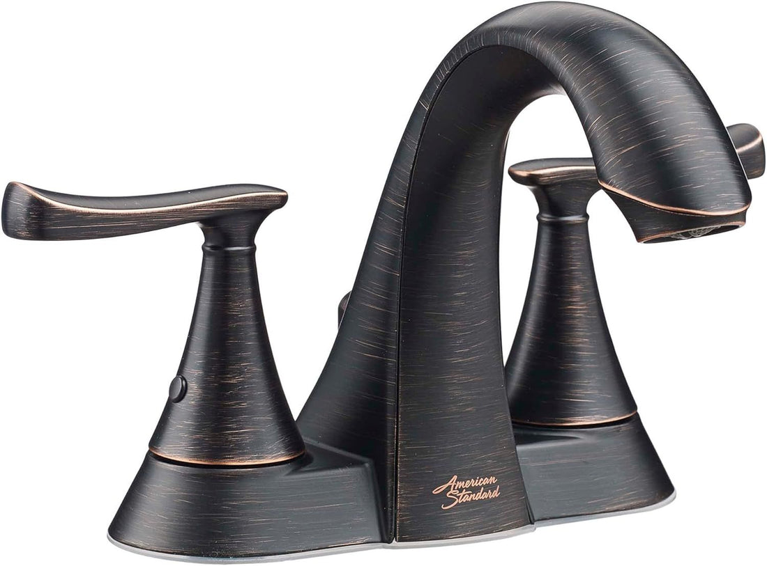 American Standard 7413201.278, Chatfield 4-Inch Centerset 2-Handle Bathroom Faucet 1.2 GPM, Legacy (Oil Rubbed) Bronze