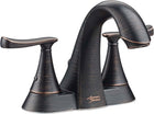 American Standard 7413201.278, Chatfield 4-Inch Centerset 2-Handle Bathroom Faucet 1.2 GPM, Legacy (Oil Rubbed) Bronze