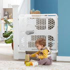 Safety 1st Pressure Mount Easy Fit Security Gate, Fits Spaces between 28\ and 40\, and 27\ Tall, White