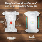 Disposable Baby Diapers Size 4 - Huggies Little Movers, 120ct, Mega Colossal Pack