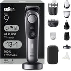 Braun All-In-One Style Kit Series 9 9440, 13-in-1 Trimmer for Men with Beard Trimmer, Body Trimmer for Manscaping, Hair Clippers & More, Braun’s Sharpest Blade, 40 Length Settings, Rechargeable 180-minute Battery Cordless Runtime and 100% Waterproof
