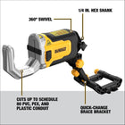 DEWALT Impact Ready PVC/PEX Cutter with Brace Bracket (DWAPVCIR)