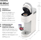 Keurig K-Mini Single Serve K-Cup Pod Coffee Maker, Featuring An Ultra-sleek Design, Warm Stone