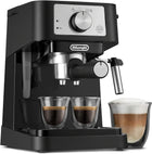 De\'Longhi Stilosa Compact Manual Espresso Machine, Milk Frother | #1 Worldwide Espresso Machine Maker, 15 Bar Pump Pressure, Stainless Steel Boiler, Frother, Compact Design