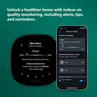 ecobee New Smart Thermostat Premium with Smart Sensor and Air Quality Monitor - Programmable Wifi Thermostat - Works with Siri, Alexa, Google Assistant