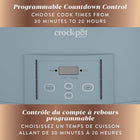 Crock-Pot Design Series 7-Quart Programmable Slow Cooker, Morning Haze Blue
