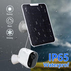 portable solar panel， IP65 Weatherproof Solar Cell Panel 360° Adjustable Wall Mount W/ 9.8ft Micro USB Charging Cable for Arlo Essential Spotlight/XL Spotlight Camera(3pcs)