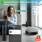 Robot Vacuum and Mop Combo, 2 in 1 Mopping Robot Vacuum Cleaner with Schedule, Wi-Fi/App/Remote, 2000Pa Max Suction, Self-Charging Robotic Vacuum, Slim, Ideal for Hard Floor, Pet Hair